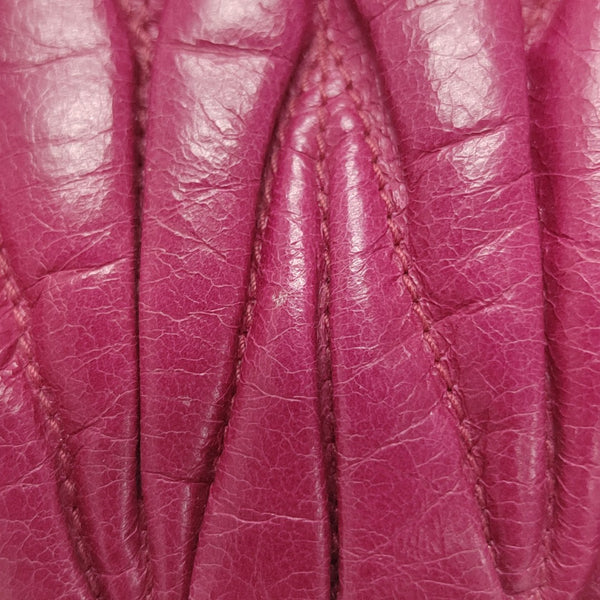 Matelassé Lambskin Red