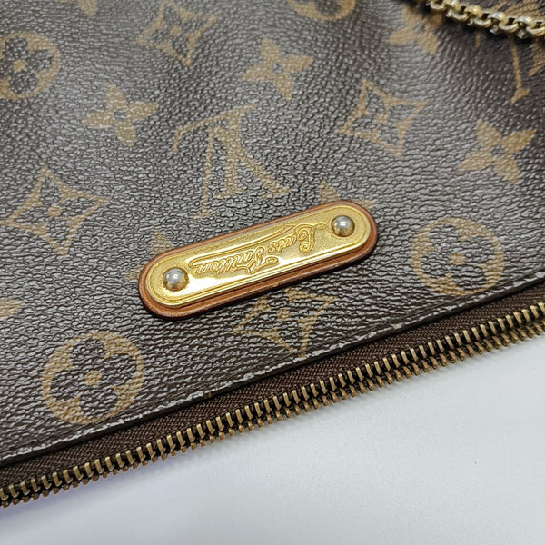 EVA Monogram Coated Canvas Brown