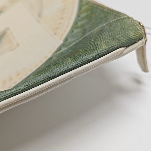 Canvas Clutch White