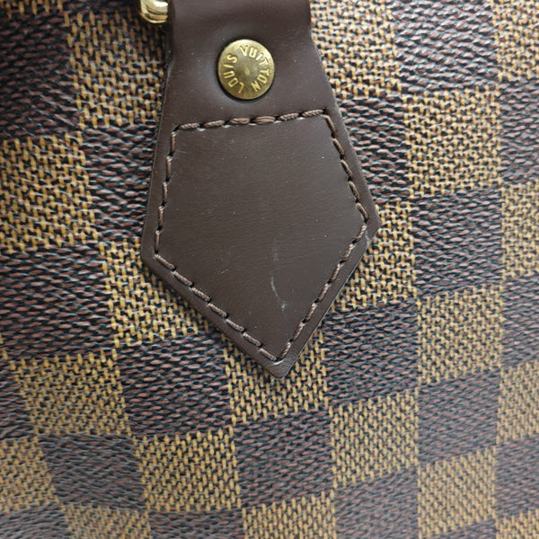 SPEEDY 25 Damier Ebene Coated Canvas Brown