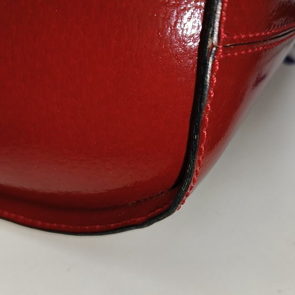 Calfskin Bucket Bag Red