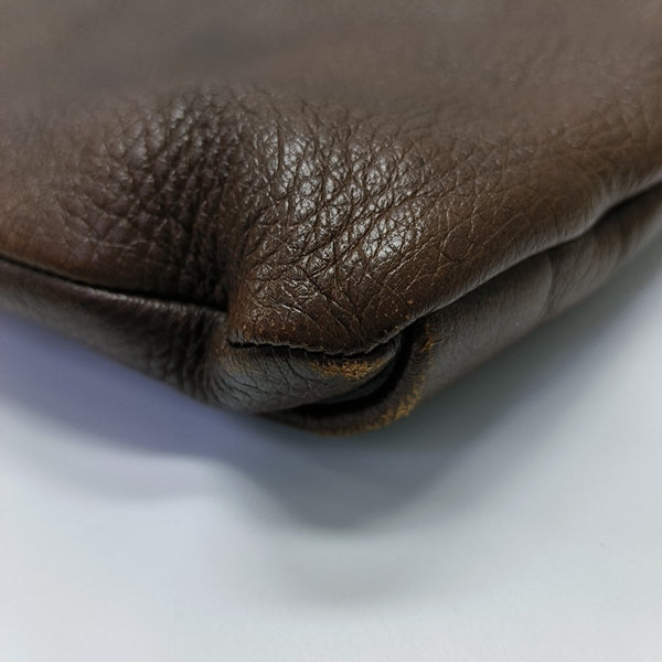 Calfskin Shoulder Bag Brown