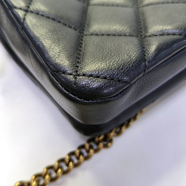 Quilted Calfskin Black