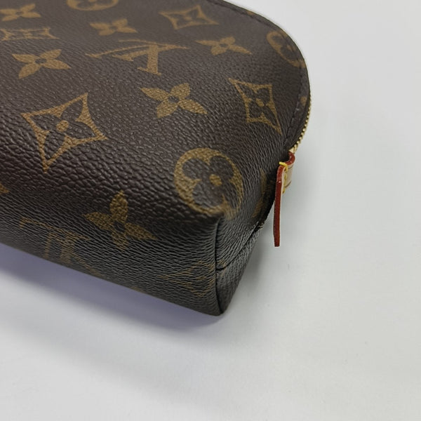 COSMETIC PM Monogram Coated Canvas Brown