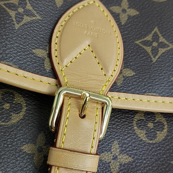 DIANE Monogram Coated Canvas Brown