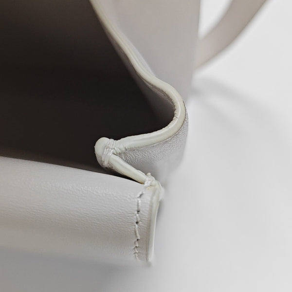 The Clip Calfskin White