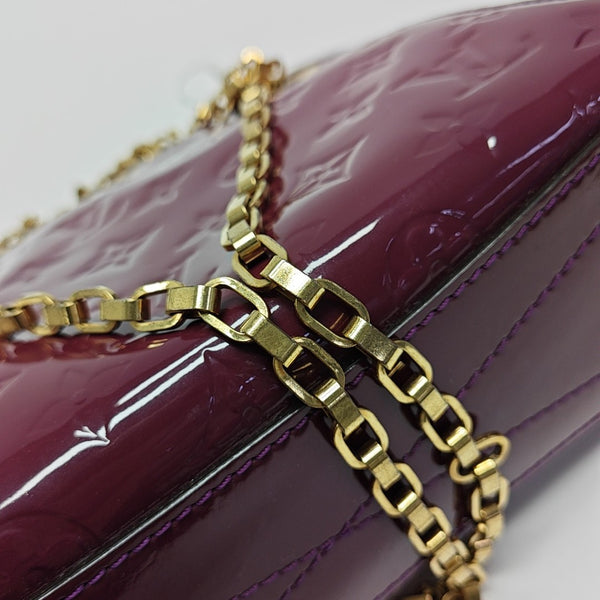Patent Leather Crossbody Bag PM Purple