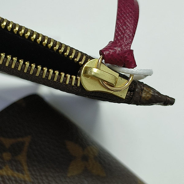 EMILIE Monogram Coated Canvas Brown Wallet