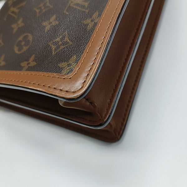 DAUPHINE MM Monogram Coated Canvas Brown