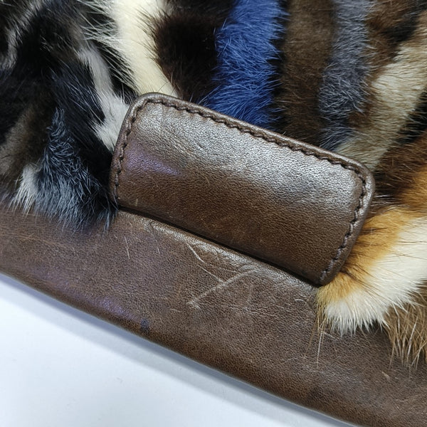 Fur Clutch Multicolor