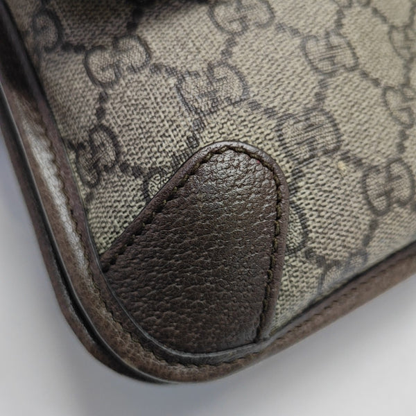 Neo Vintage Small Monogram Coated Canvas Beige