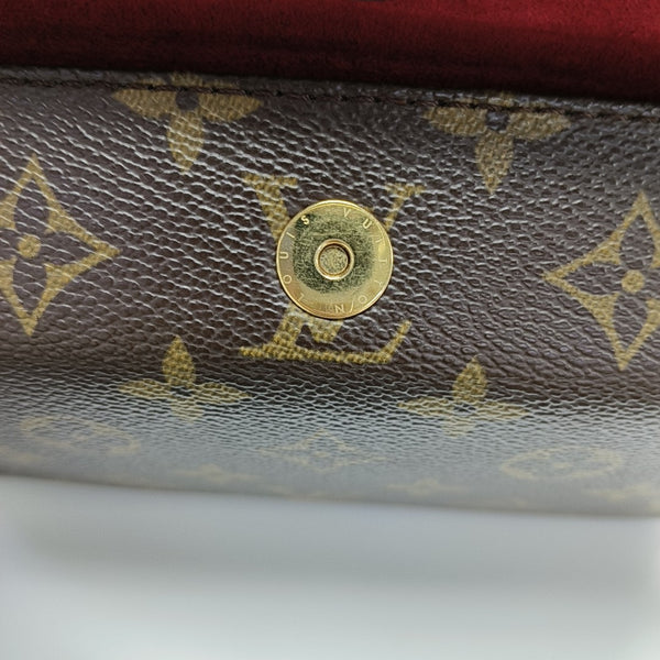 RECITAL Monogram Coated Canvas Brown