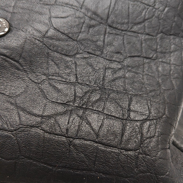 Calfskin Shoulder Bag Black