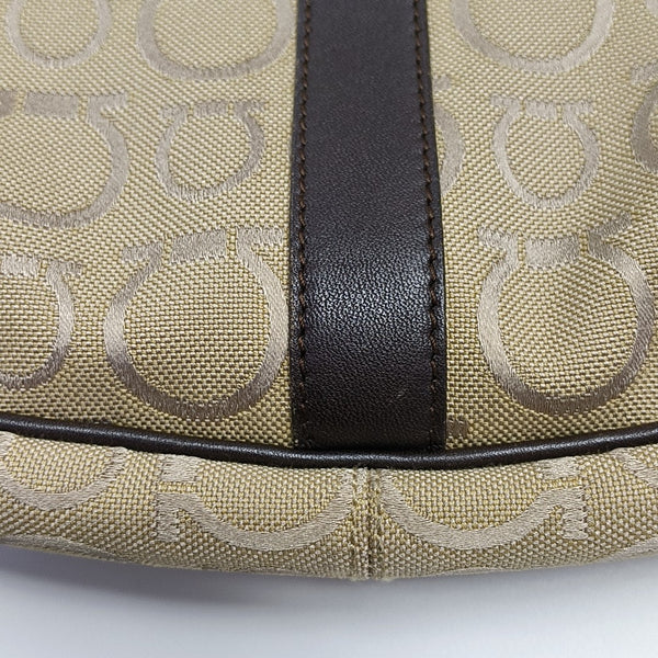 Canvas Top Handle Bag Brown
