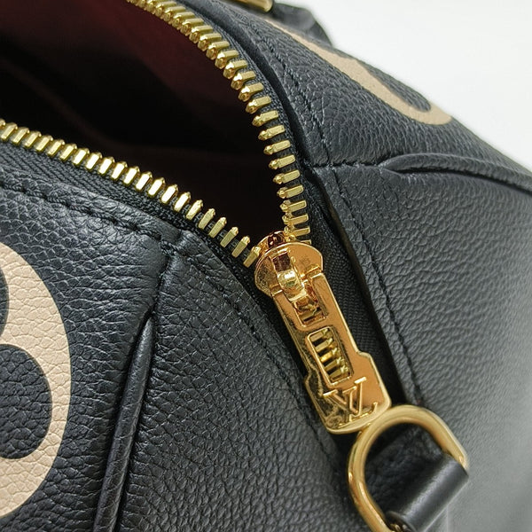 SPEEDY 25 Monogram Calfskin Black