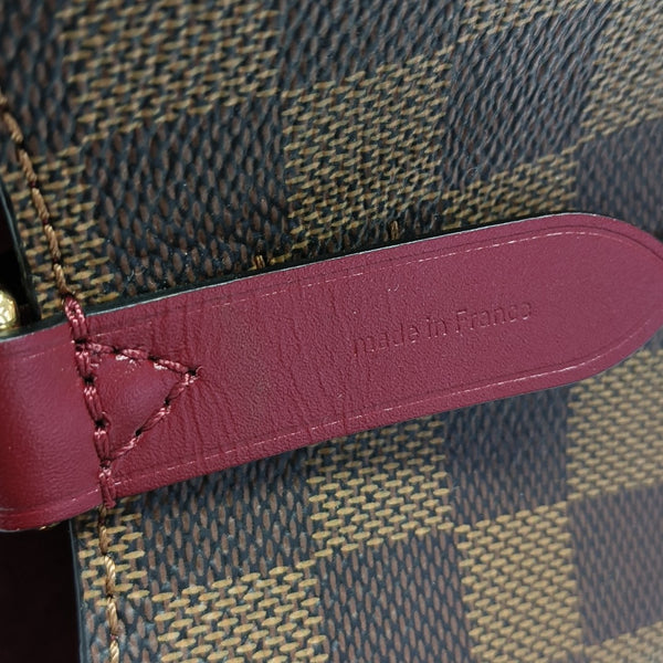 NÉONOÉ MM Damier Ebene Coated Canvas Brown