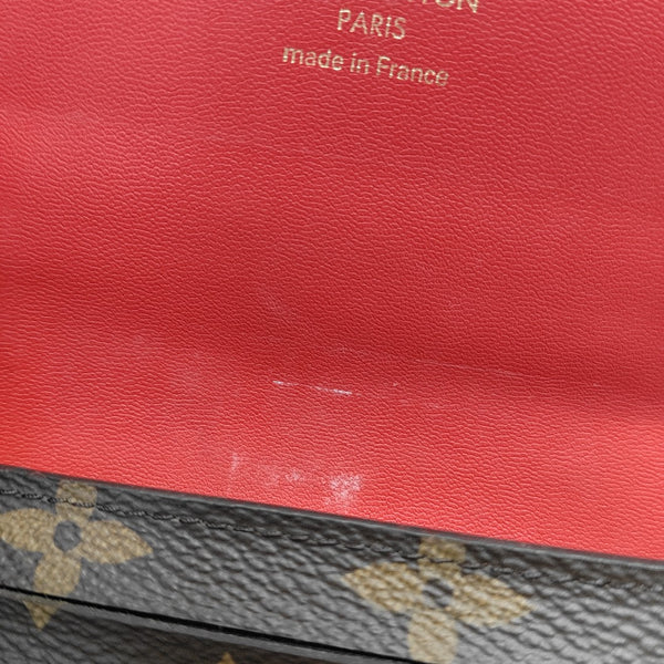 FLORE Monogram Coated Canvas Brown Wallet