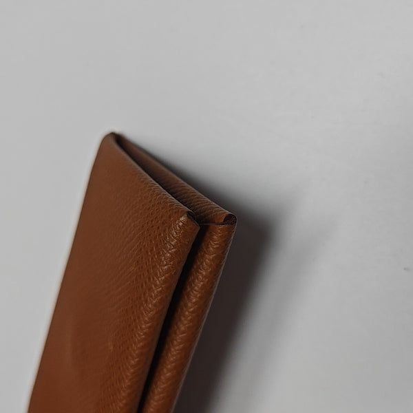 Calvi Epsom Brown Card Holder