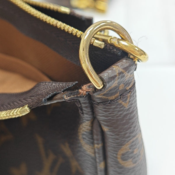 MULTI Monogram Coated Canvas Brown