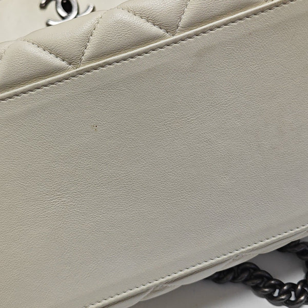 PORTOBELLO Quilted Calfskin White