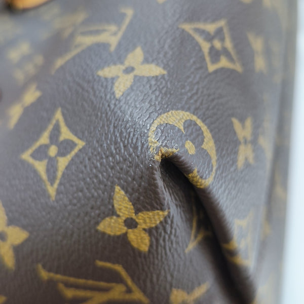 BOETIE PM Monogram Coated Canvas Brown