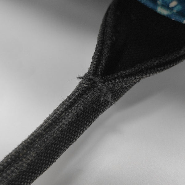 Denim Quilted Canvas Black