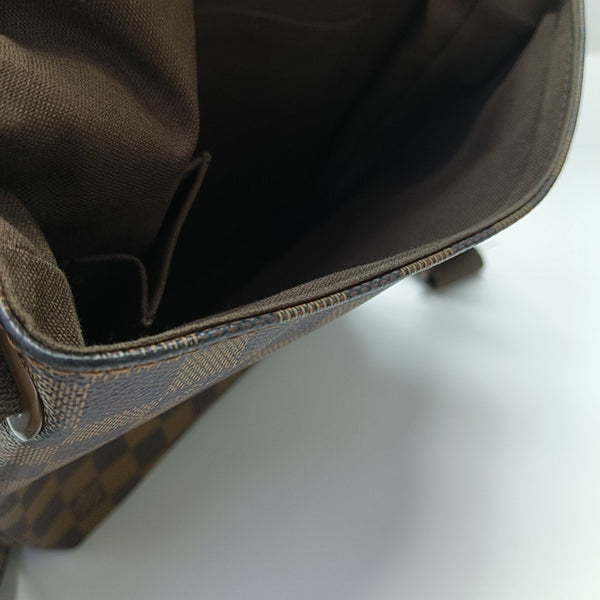 BROOKLYN PM Damier Ebene Coated Canvas Brown