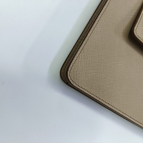 Calfskin Clutch Beige