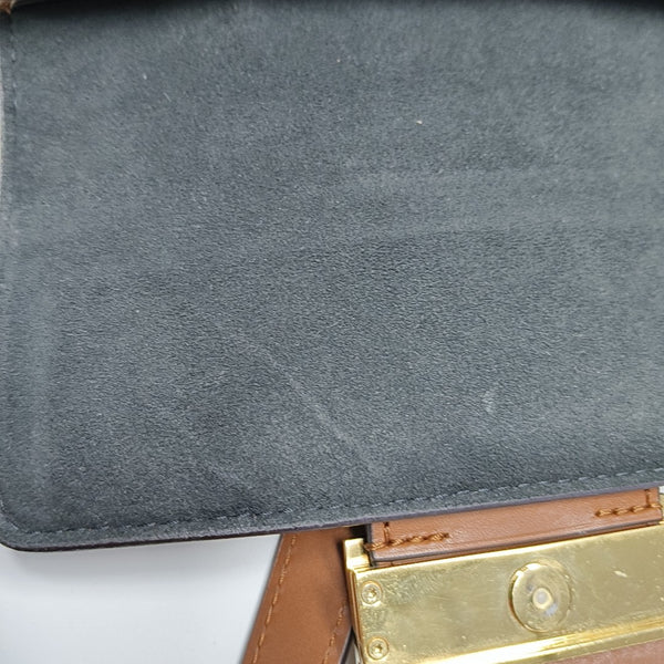 DAUPHINE Mini Monogram Coated Canvas Brown