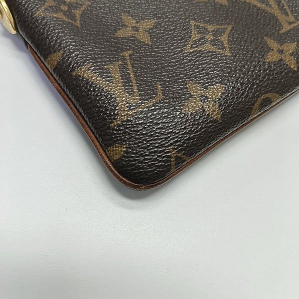 VINTAGE MILLA MM Monogram Coated Canvas Brown