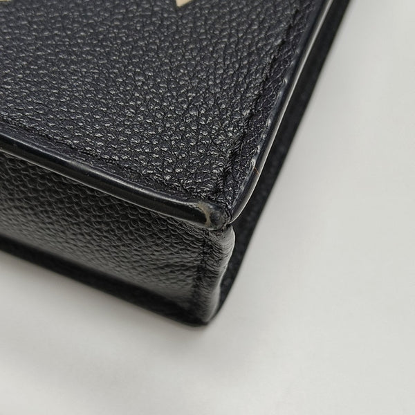 SAC PLAT Mini Monogram Calfskin Black