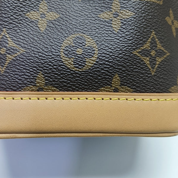 NOÉ Nano Monogram Coated Canvas Brown