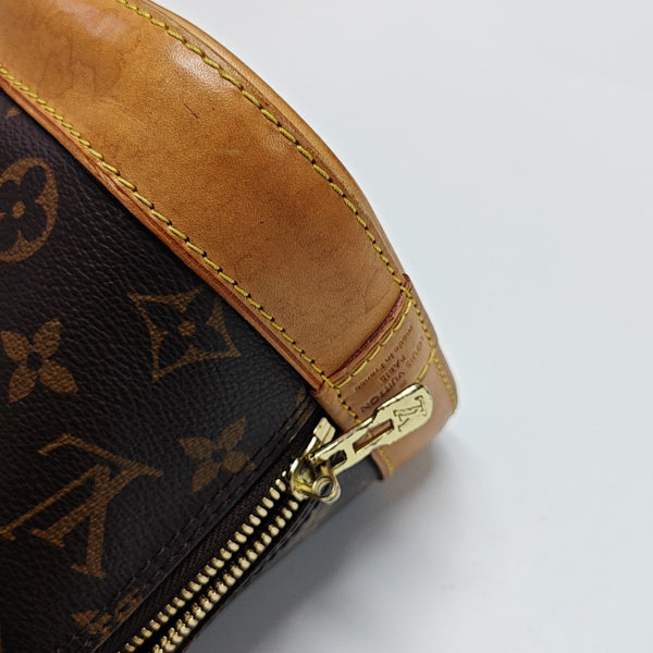 ALMA PM Monogram Coated Canvas Brown