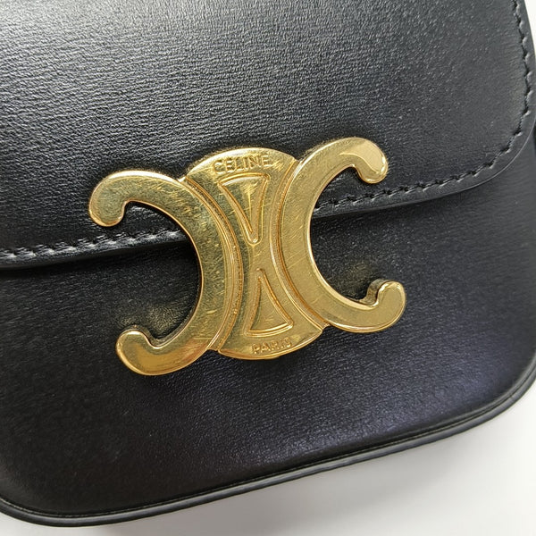 TRIOMPHE Mini Calfskin Black