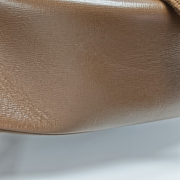 Monogram Coated Canvas Backpack Black