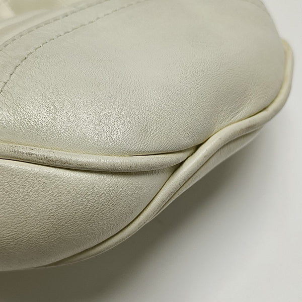 Quilted Calfskin Tote Bag White