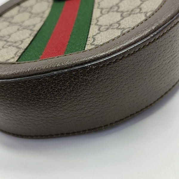 Ophidia Mini Monogram Lona Revestida Beige