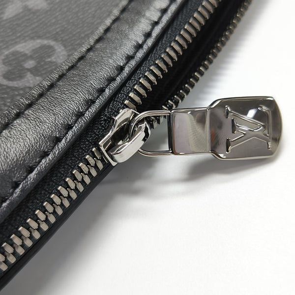 TRIO Monogram Coated Canvas Gray