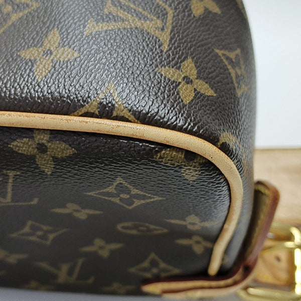 HUDSON PM Monogram Coated Canvas Brown