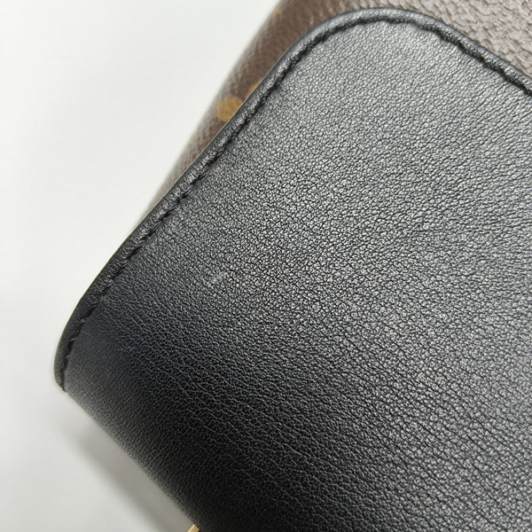 LOCKY BB Monogram Coated Canvas Brown
