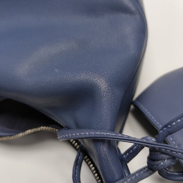 Calfskin Shoulder Bag Blue