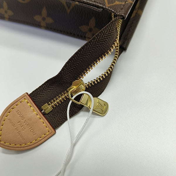 TOILET POCKET 19 Monogram Coated Canvas Brown