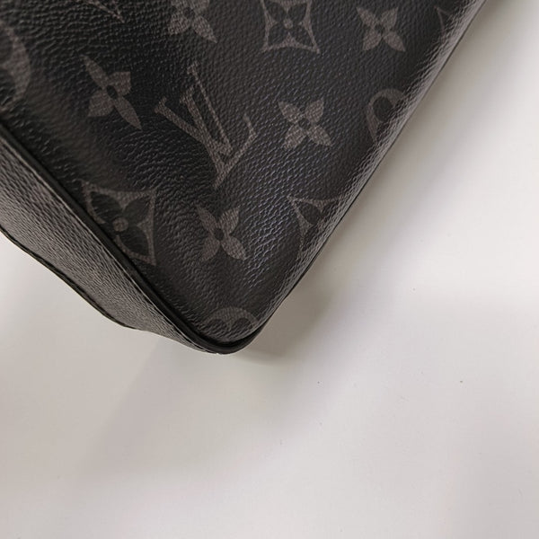 TRIO Monogram Coated Canvas Gray