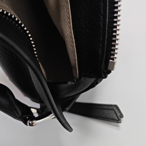 Puzzle Small Calfskin Black