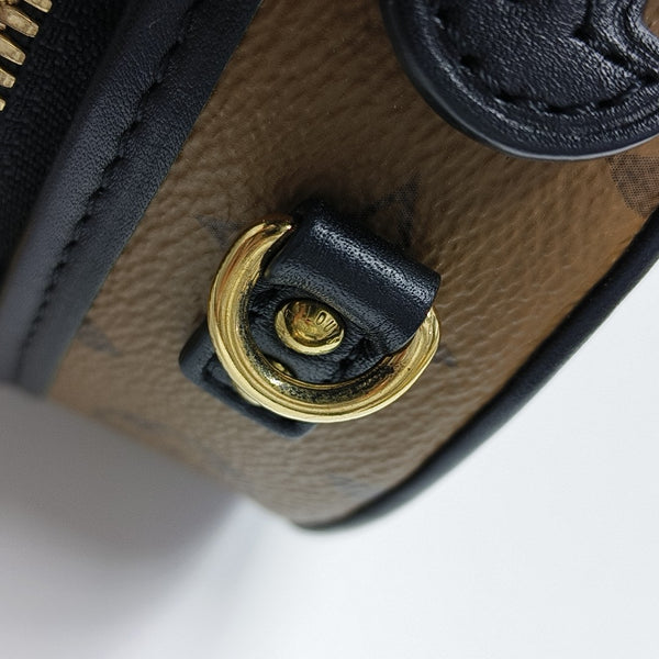 BOITE CHAPEAU Mini Monogram Coated Canvas Brown
