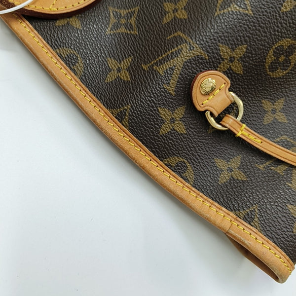 NEVERFULL GM Monogram Coated Canvas Brown