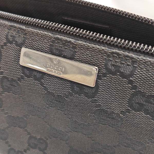 Boat Pochette Monogram Canvas Black