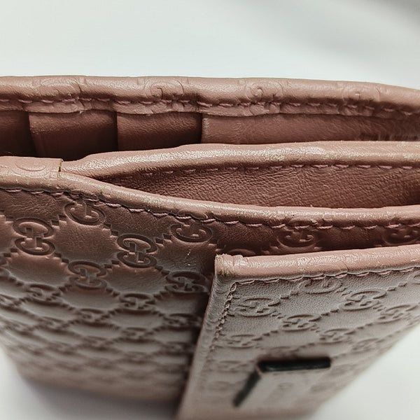 Monogram Calfskin Wallet Pink