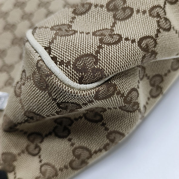 Monogram Canvas Crossbody Bag Beige
