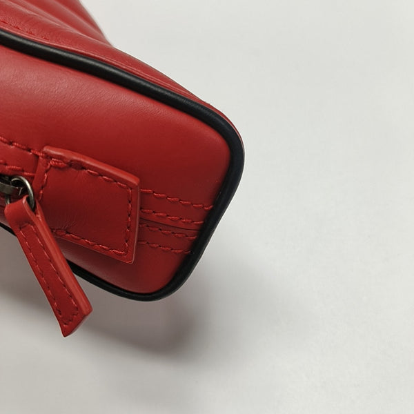 Camera Quilted Calfskin Red